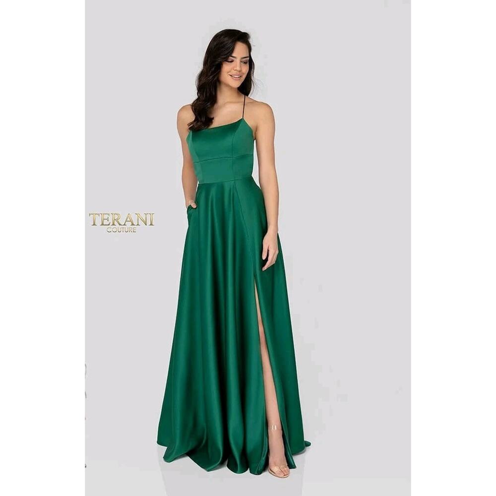 Terani Couture 1821E7116 Evening Dress Ball Gown Size 4